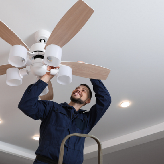 Ceiling fan Installations with lights