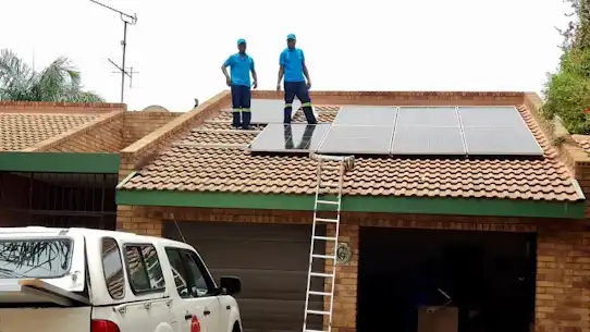 Electrician at work in Rondebosch